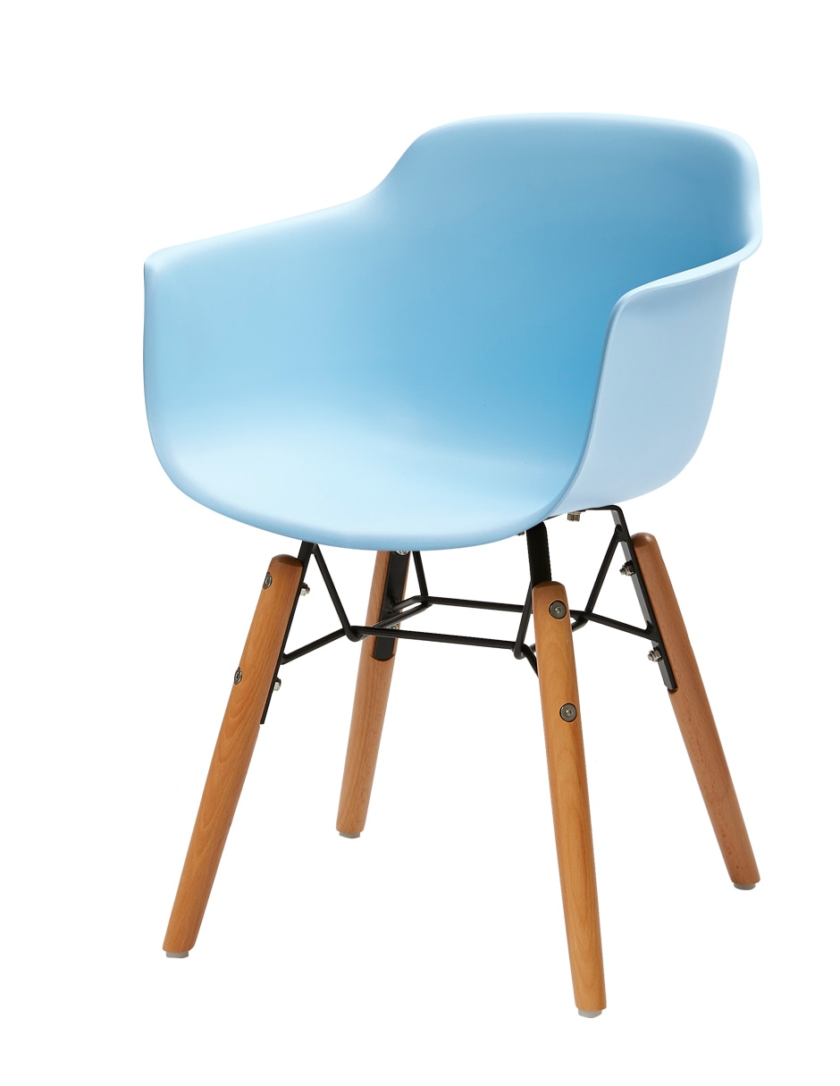 SILLA MINI OLIVIA*RE* PLÁS, AZUL CLARO