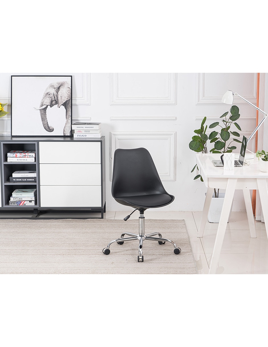 Silla de escritorio Poppy de plástico 7