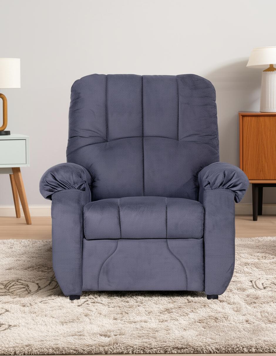 RECLINABLE ANDRE TELA, GRIS OXFORD