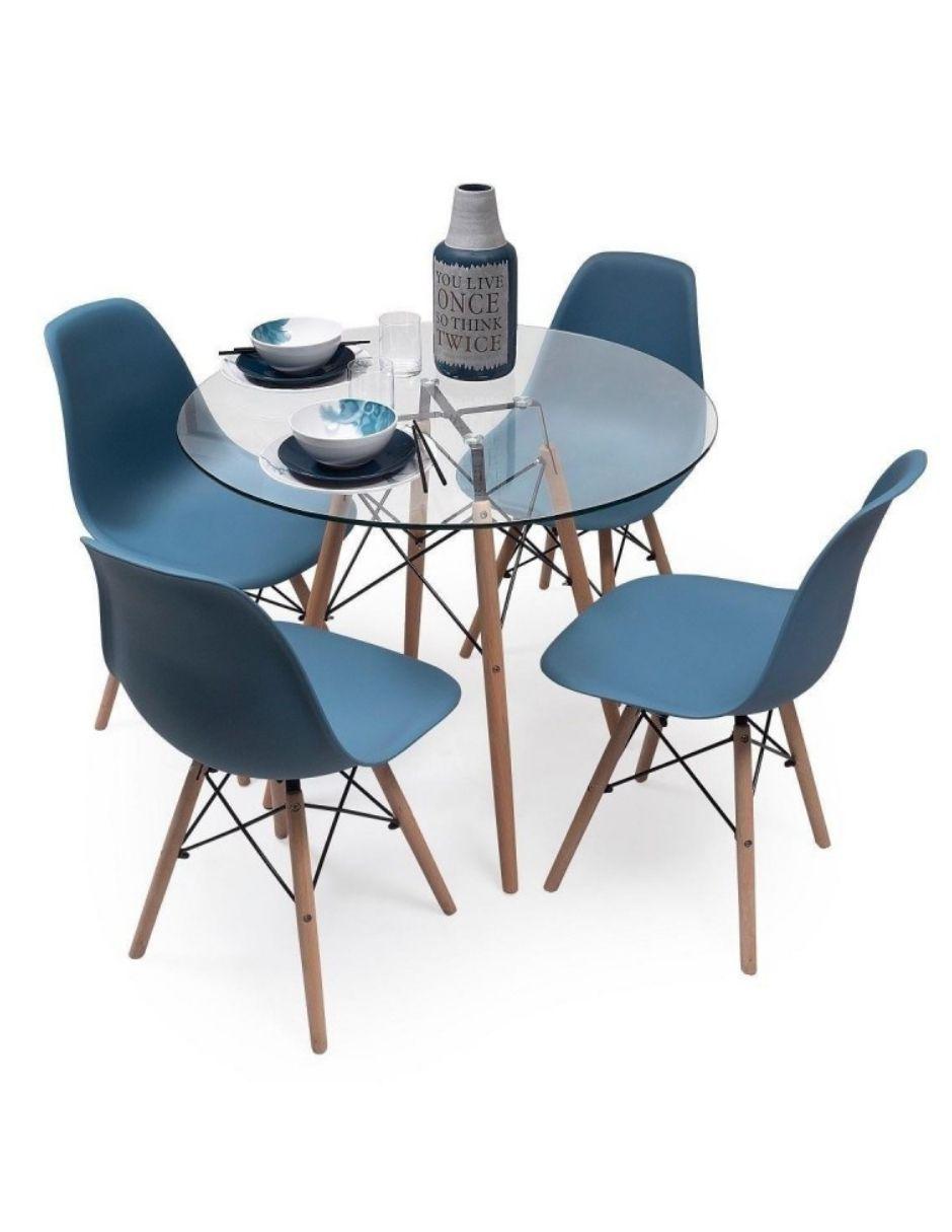 Mesa de comedor de Cristal 3