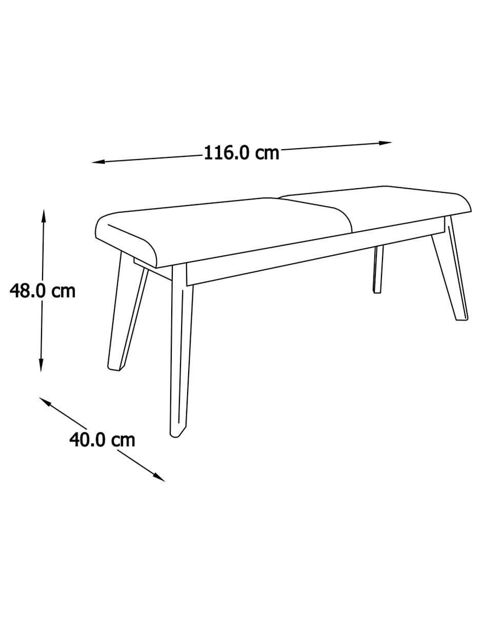 Banca Balzac de madera 6