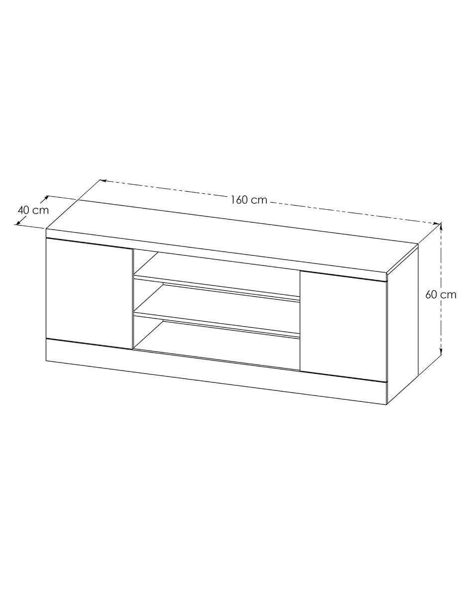Mueble de tv Lagom de MDF 6