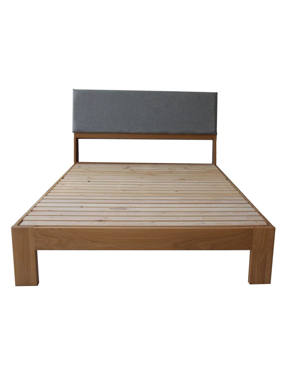 Cama Milos de madera roble 1