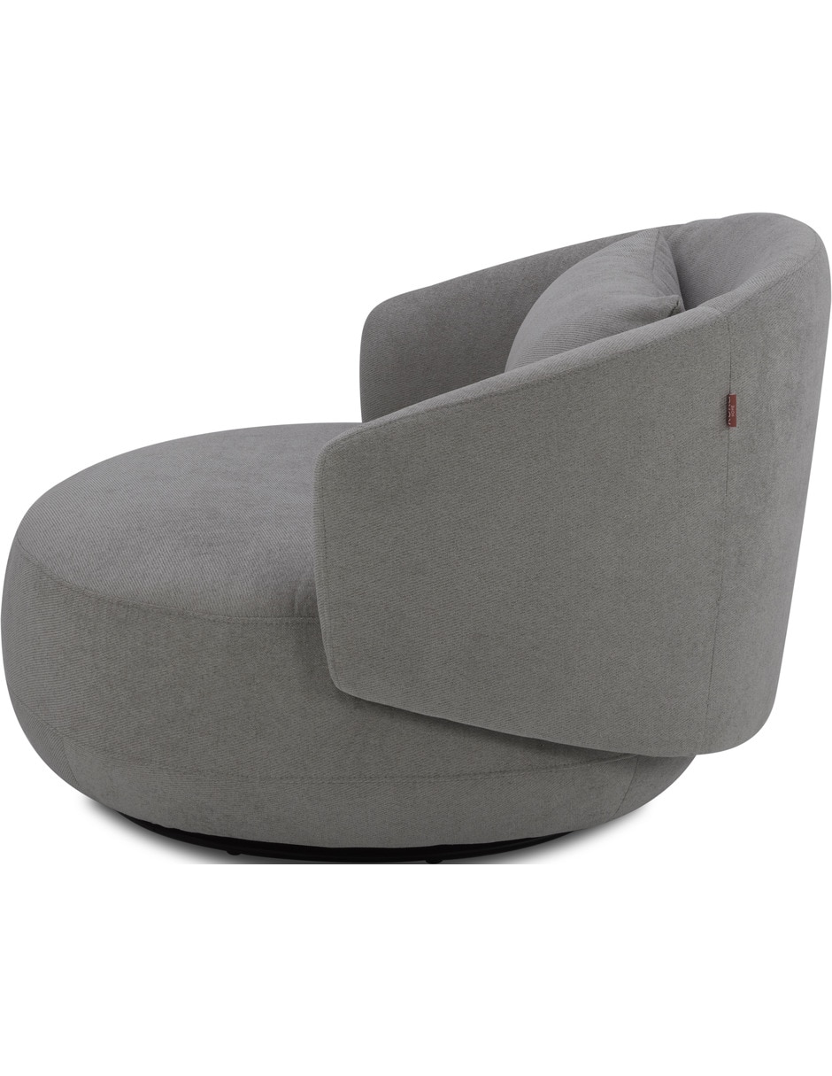 SILLÓN LUKE*CE* ALG-POLIÉSTER, GRIS
