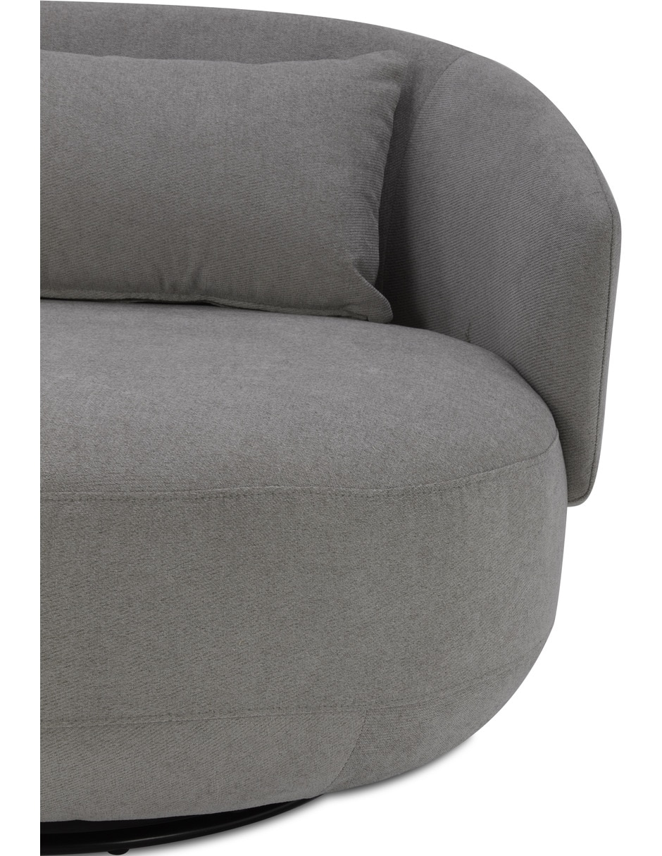 SILLÓN LUKE*CE* ALG-POLIÉSTER, GRIS