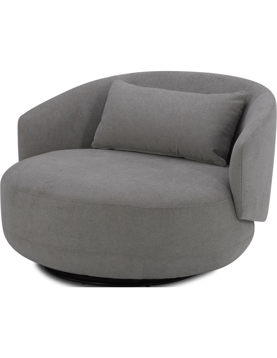 SILLÓN LUKE*CE* ALG-POLIÉSTER, GRIS