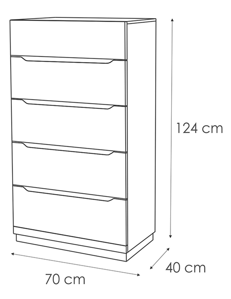 Cajonera Sven de MDF 8