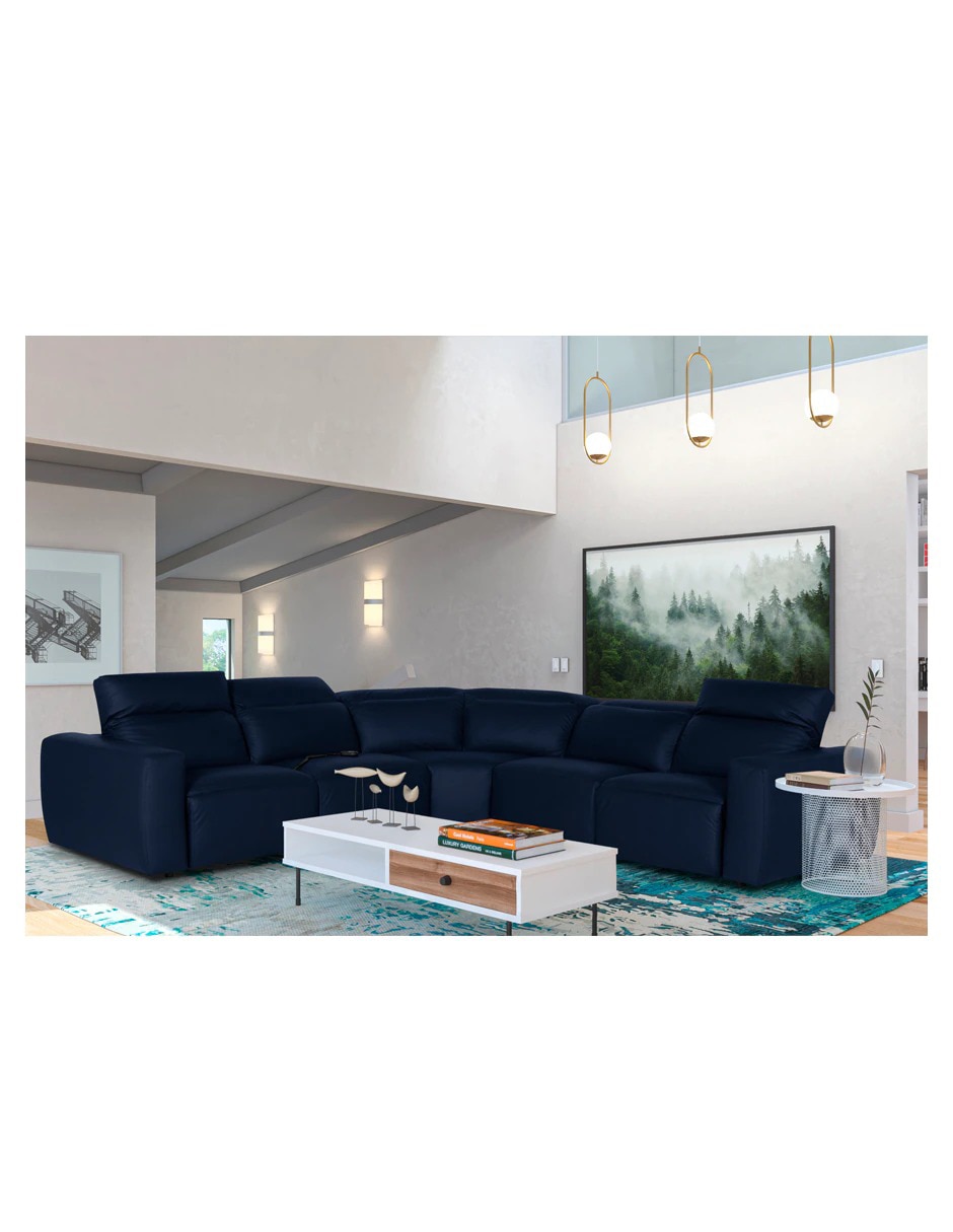 Sala modular Lidia de piel y vinil 2