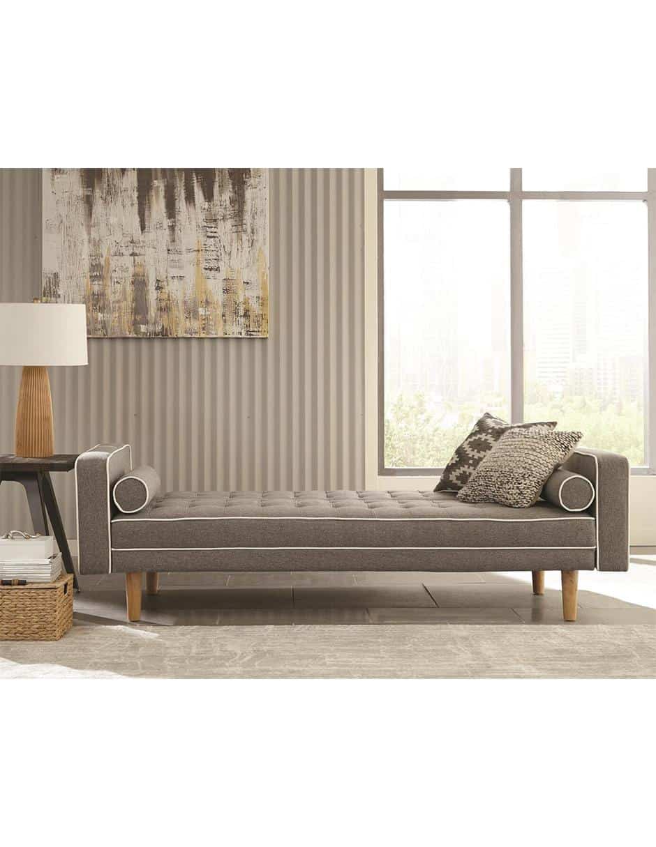 Sofá cama Lassen de tela 4