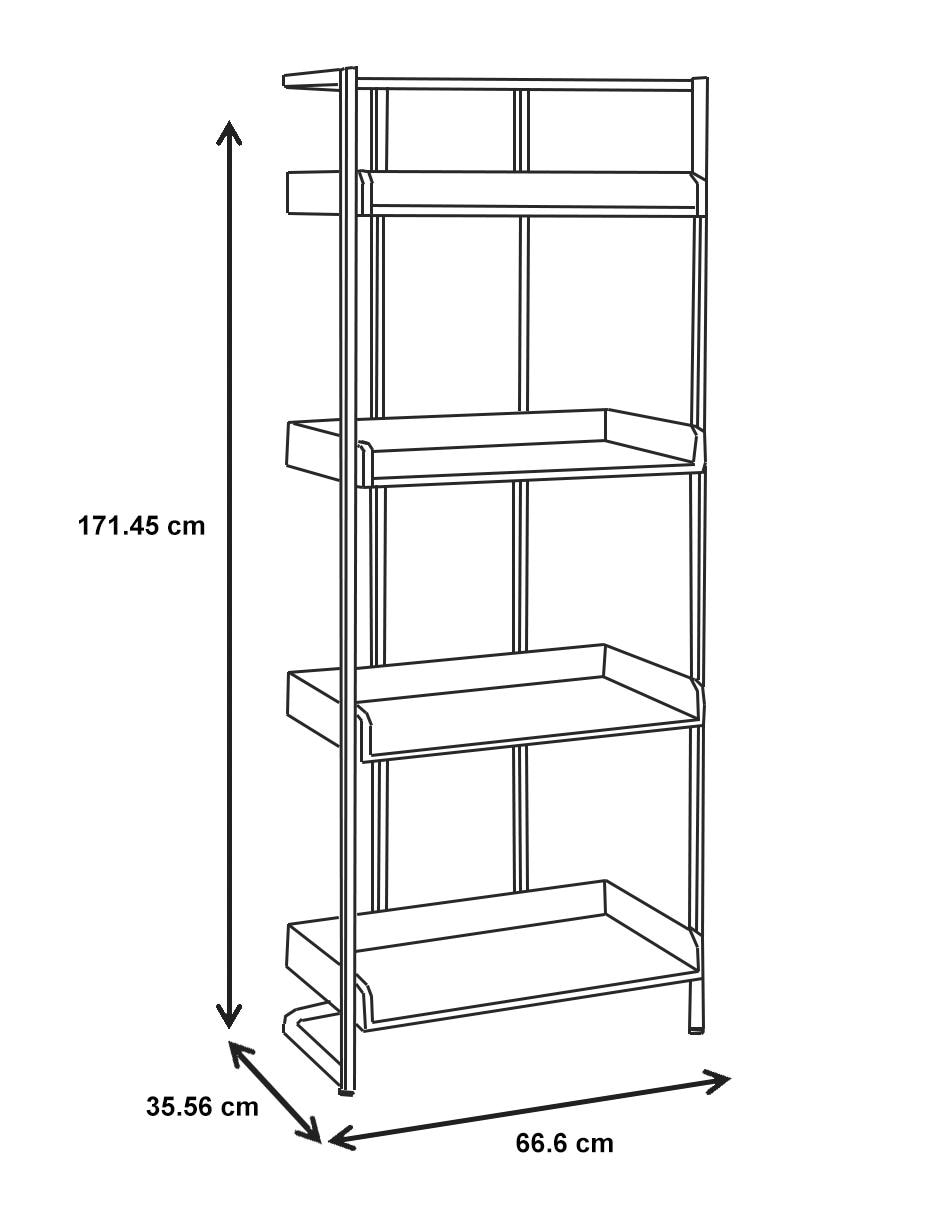 Librero Ember de metal 3