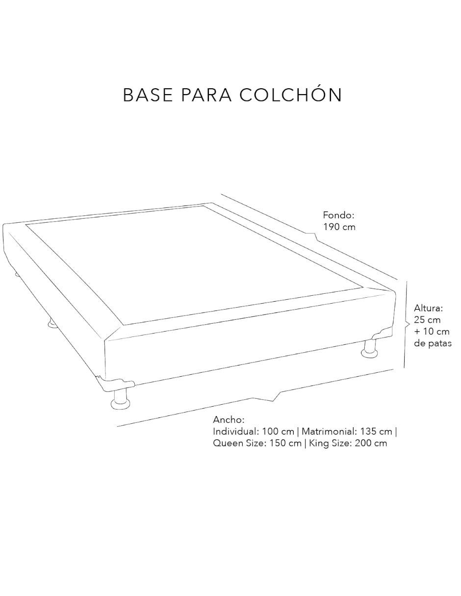 Base para cama Dicasa Cofi