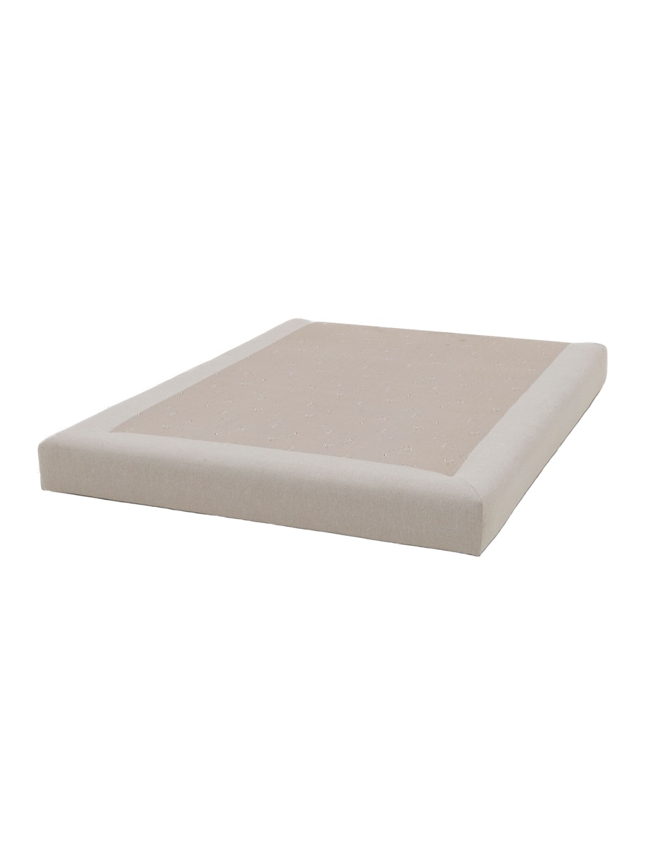 Base para cama Stella de madera y tela