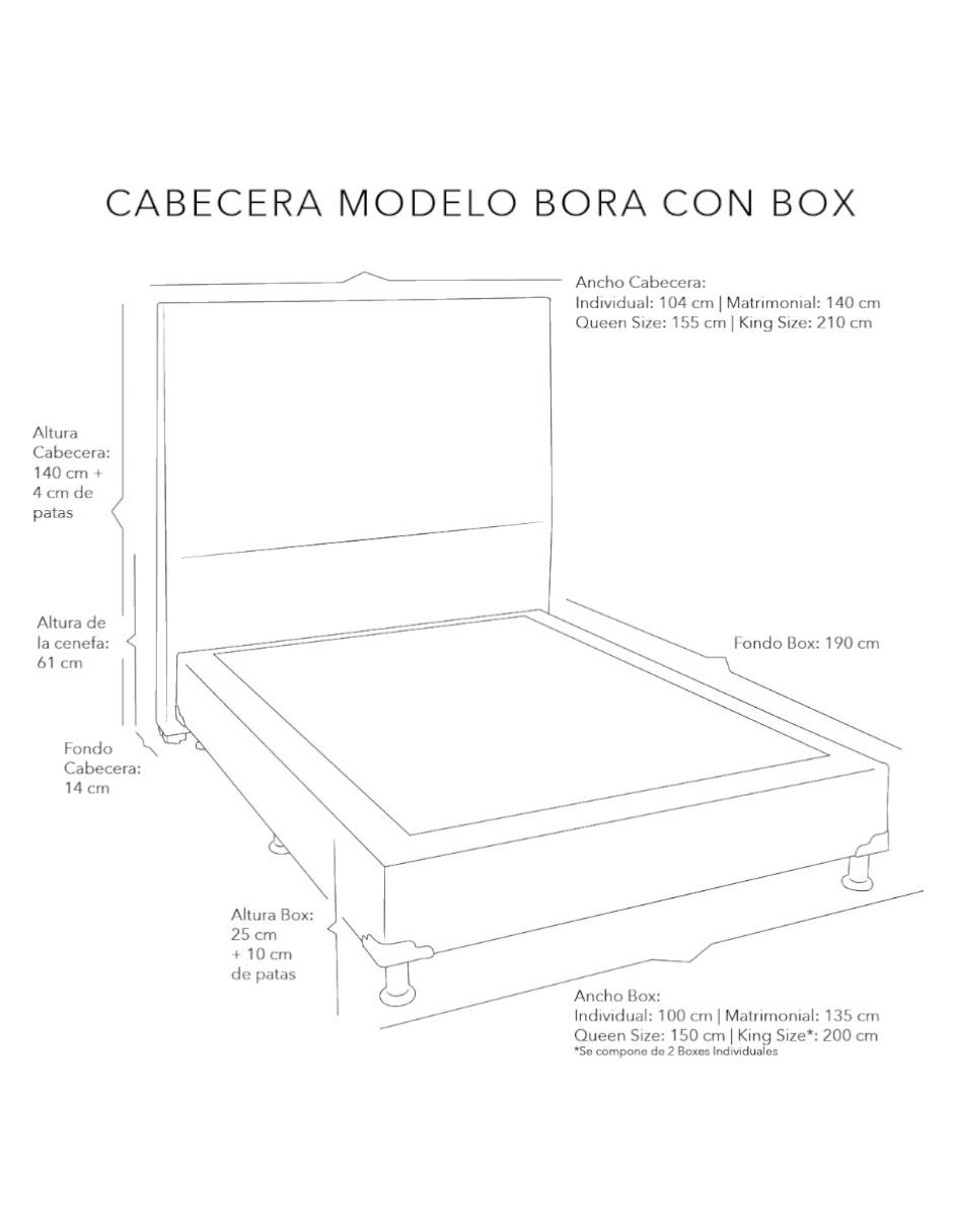 Cama Bora matrimonial 6