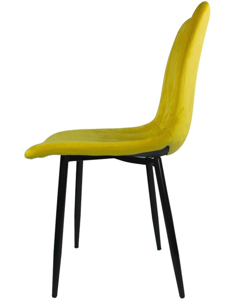 Silla Eames Tapizadas de terciopelo