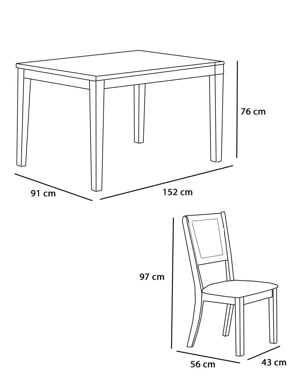 Comedor para 6 personas 3
