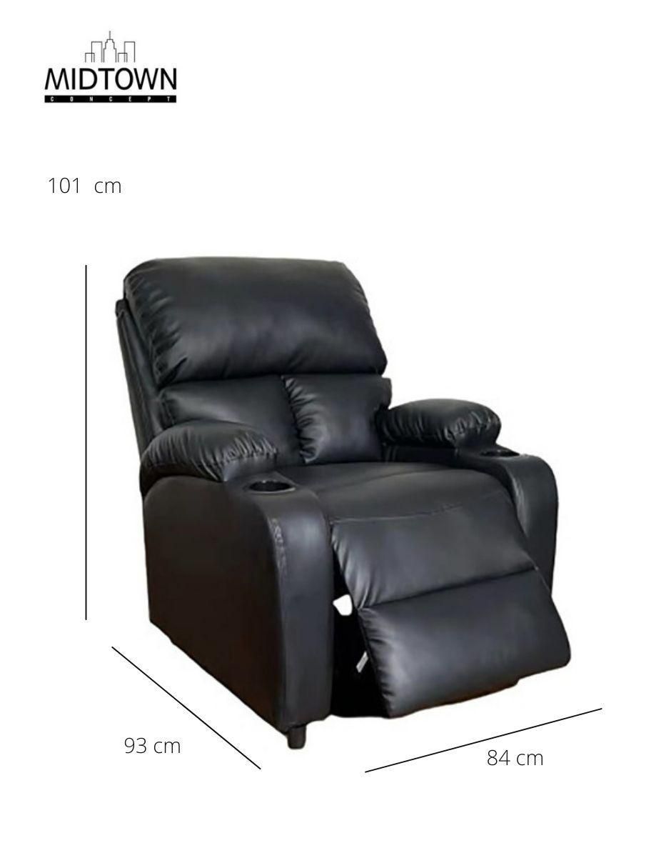 Sillón reclinable Midtown Concept estilo moderno de madera