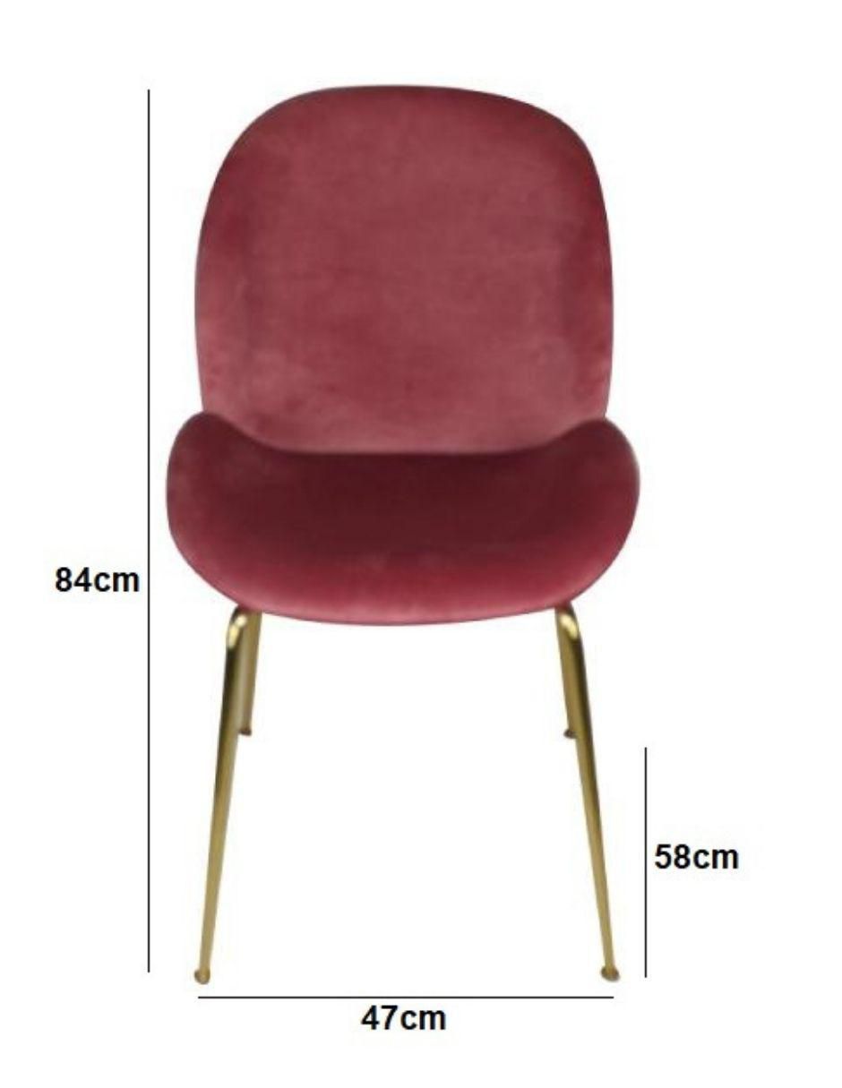 Silla 2 piezas Treviso Velvet Mundo In 6