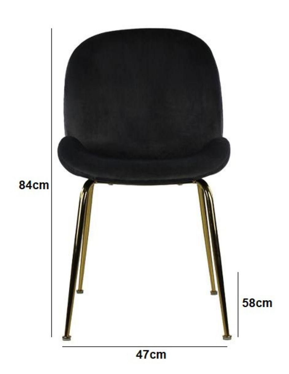 Silla 2 piezas Treviso Velvet Mundo In