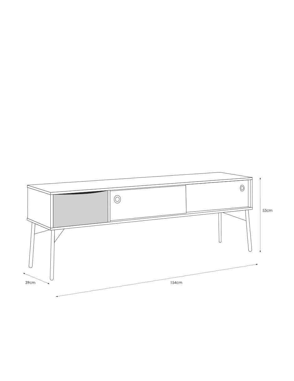 Mueble de tv Ray de 3