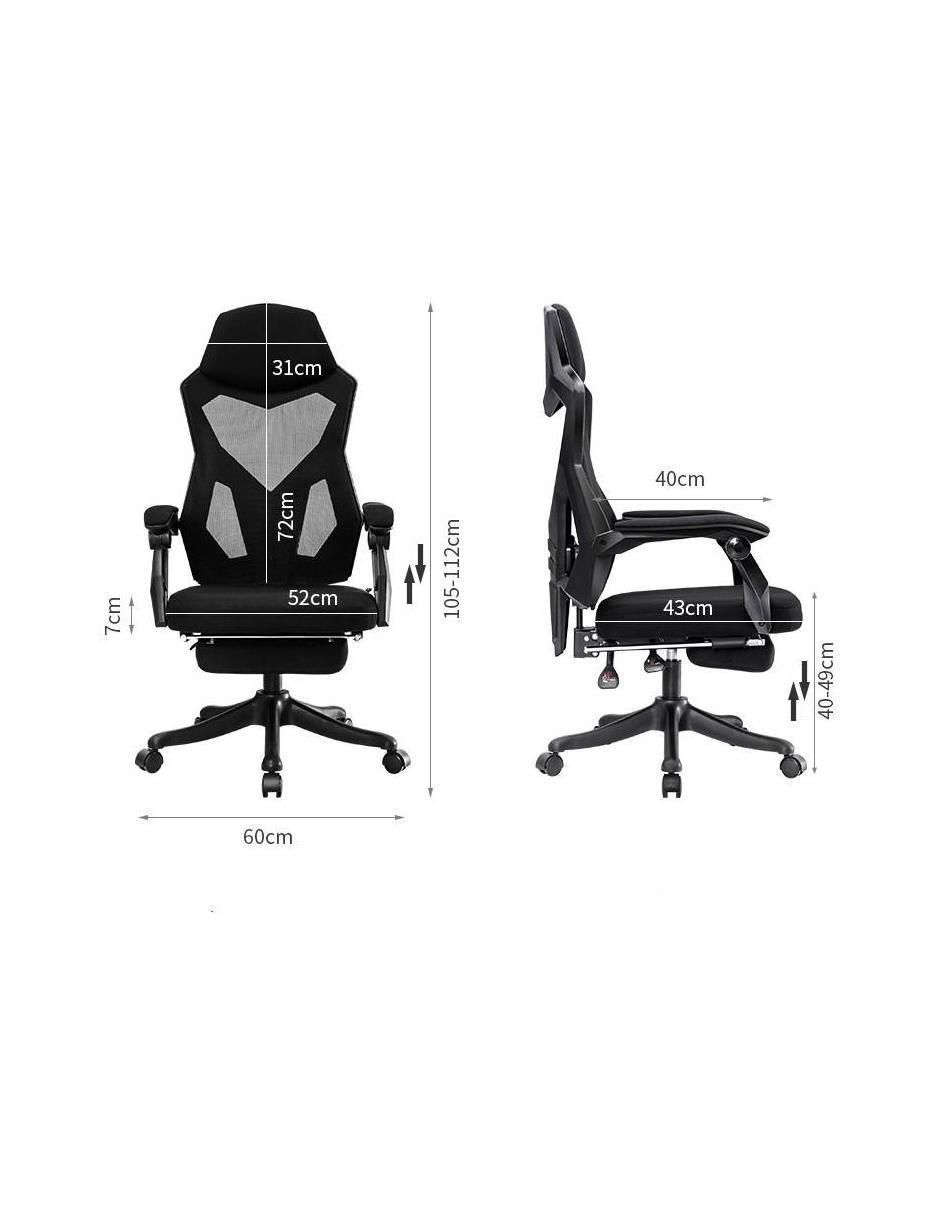 Silla de escritorio de plástico 14