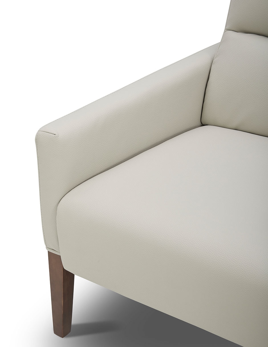 SILLÓN VALENCIA*CE* PIEL, KHAKI