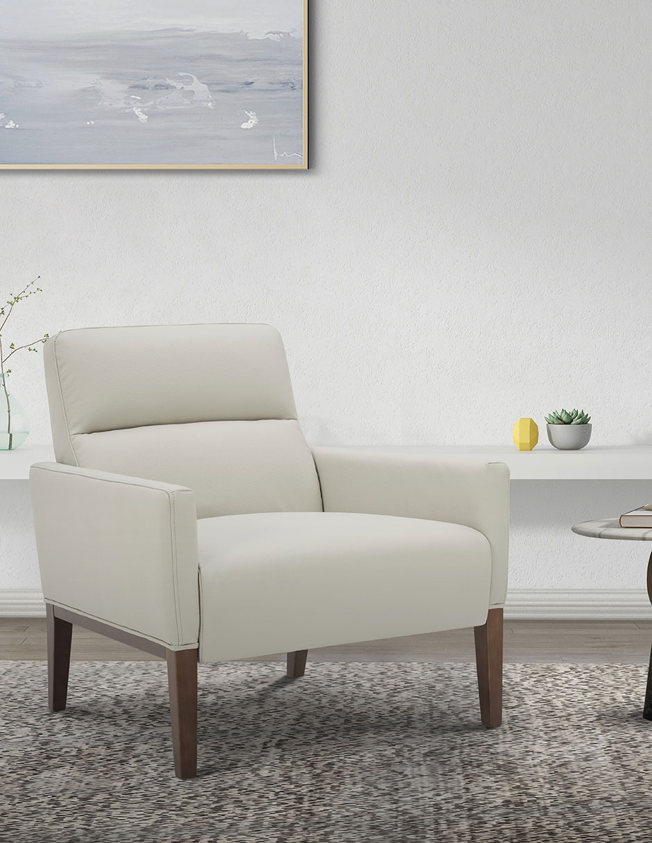 SILLÓN VALENCIA*CE* PIEL, KHAKI