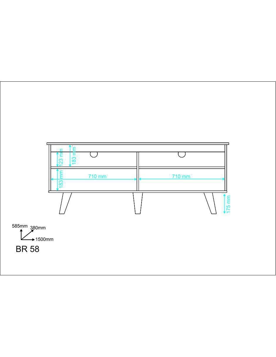 Mueble de tv de 4