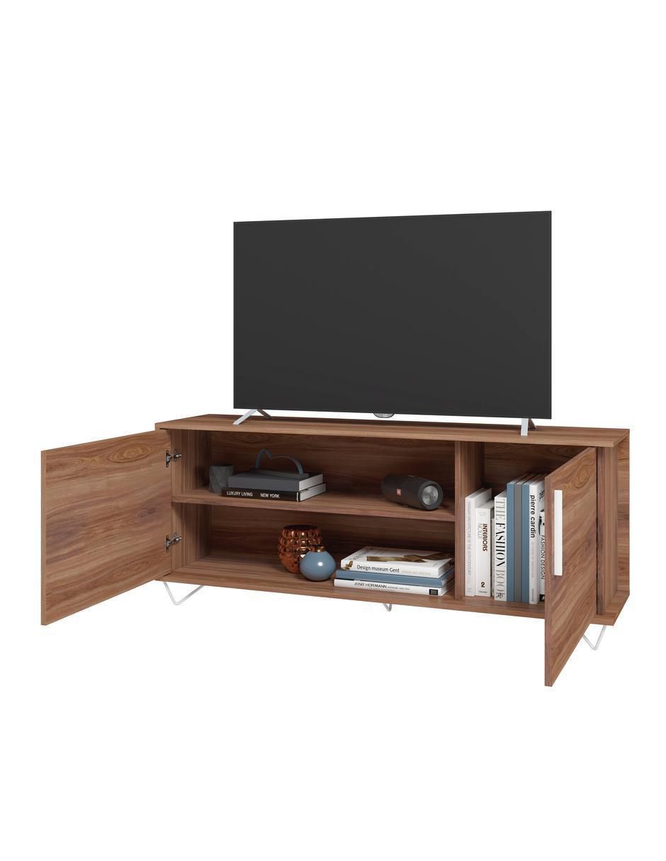 Mueble de tv Stand Brown de 6