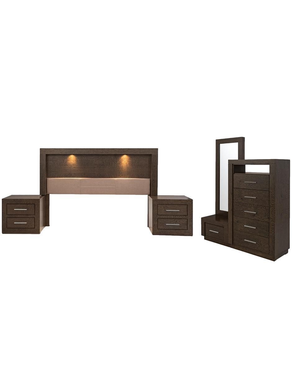 Set recámara de madera pino