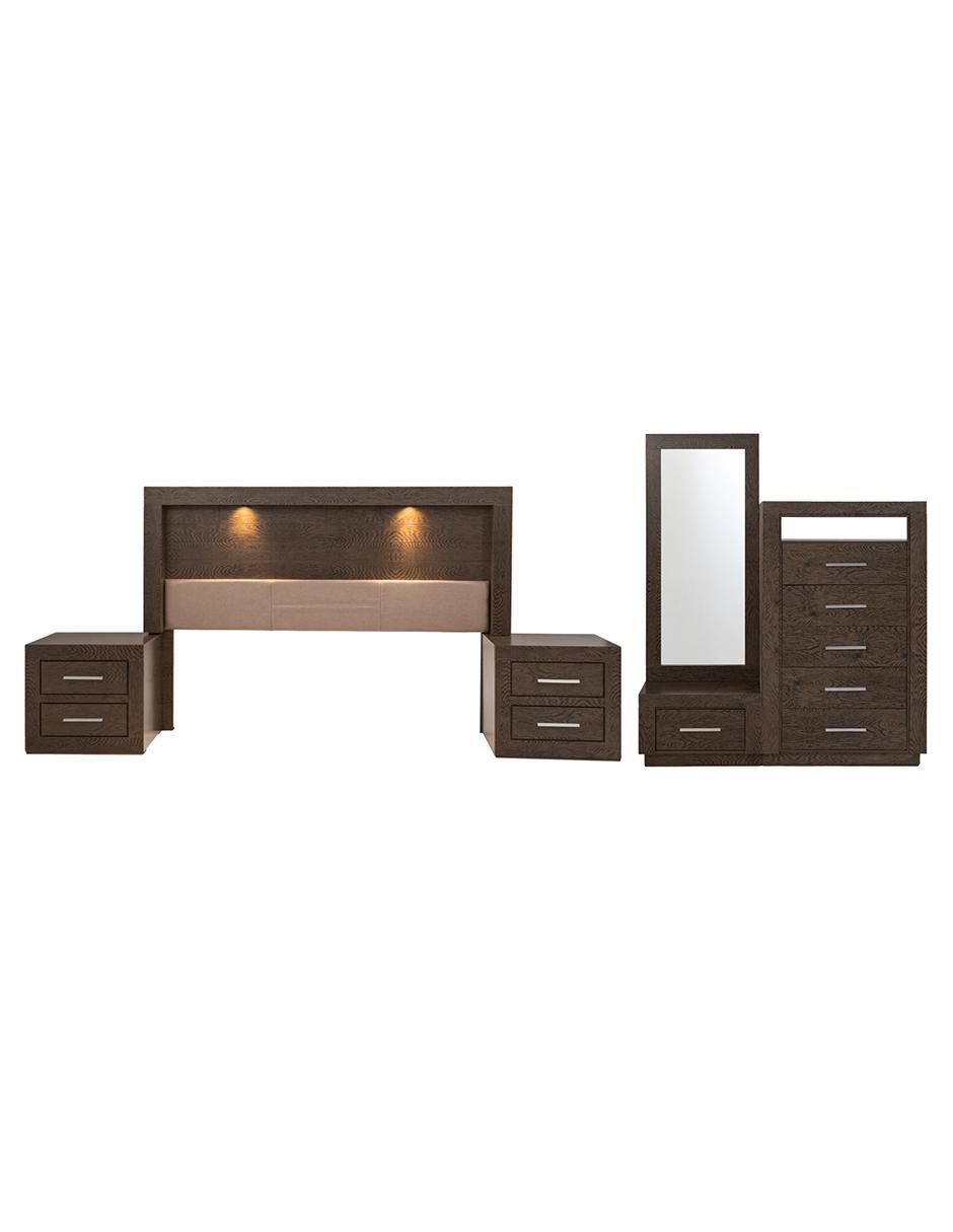 Set recámara de madera pino 2
