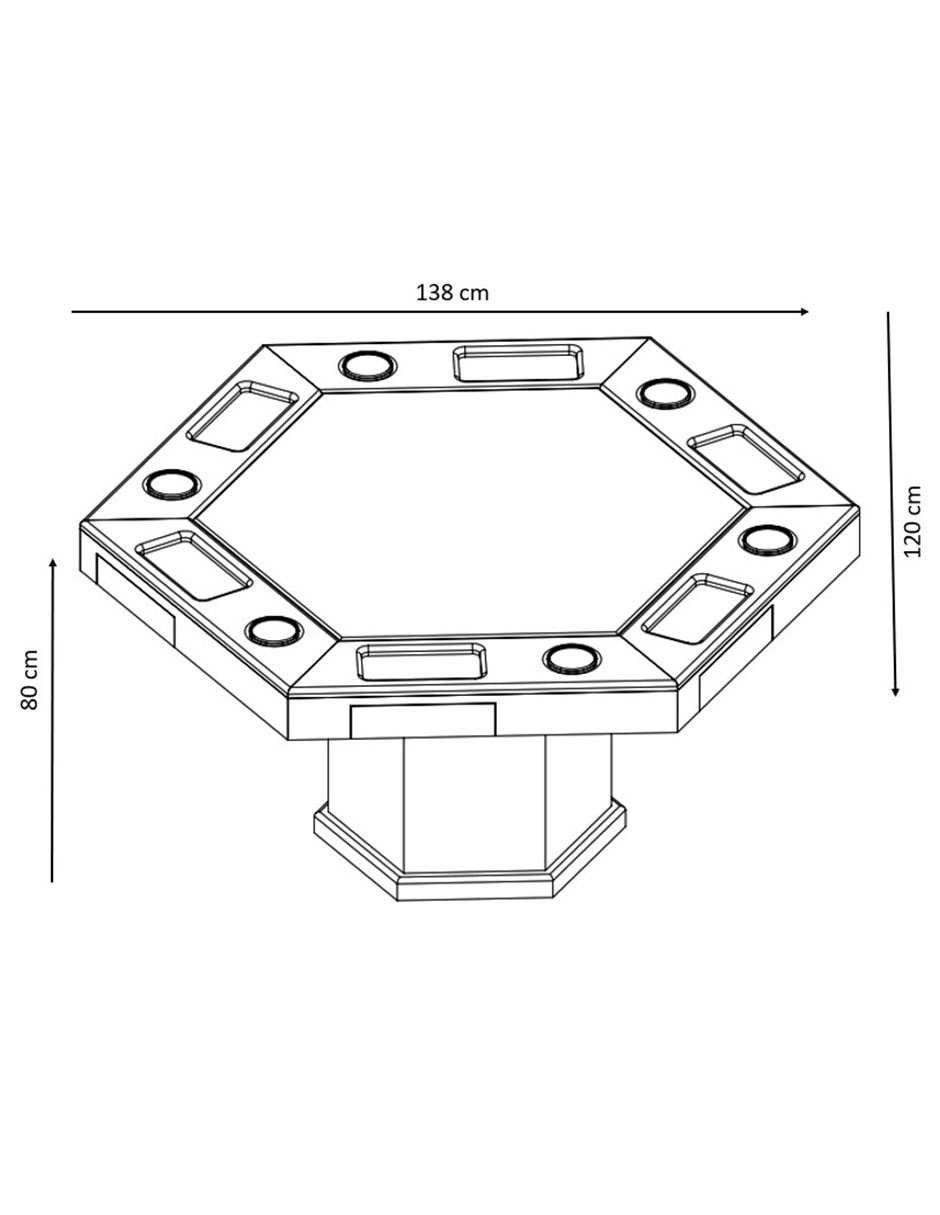 Mesa de juego para cartas 8