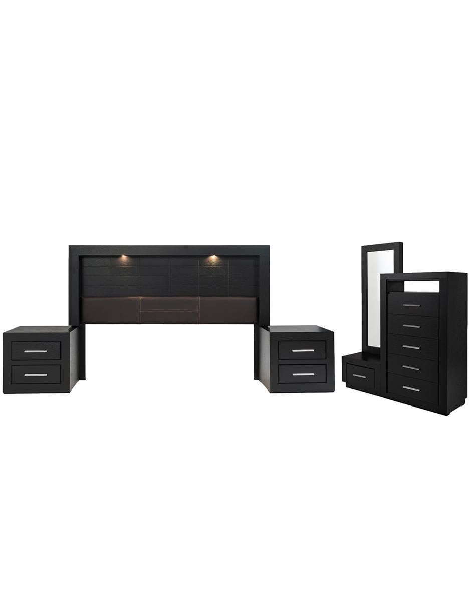 Set recámara de madera pino