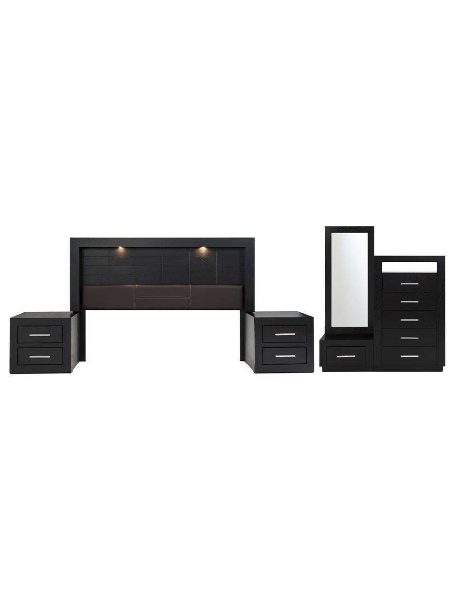 Set recámara de madera pino 2