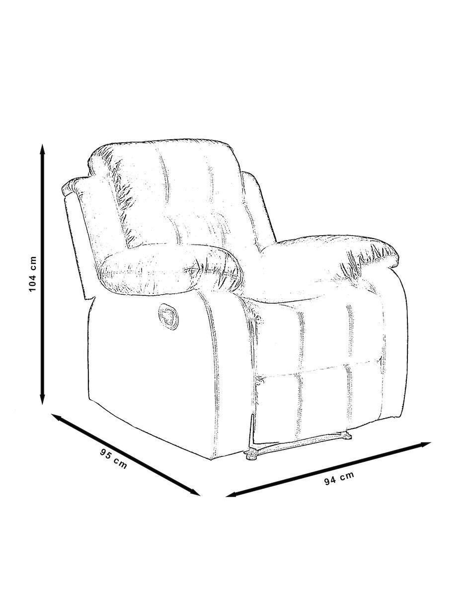 Sillón reposet Midtown estilo moderno