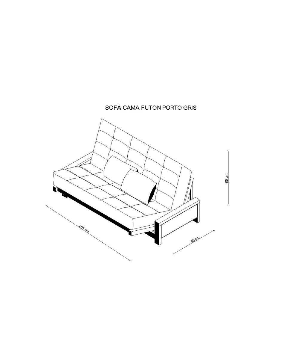 Sofá cama Porto 8