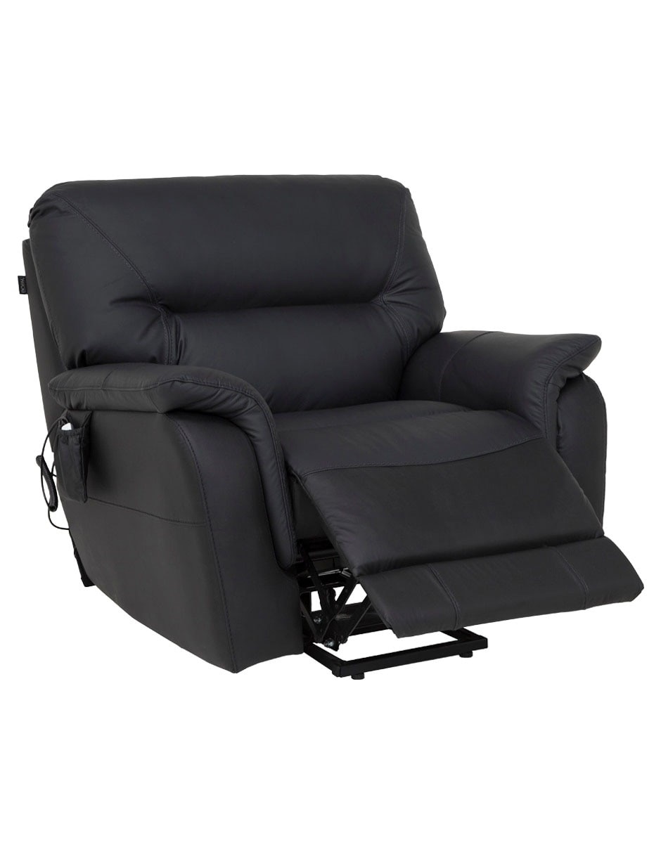 Reclinable Nora de piel y vinil 8