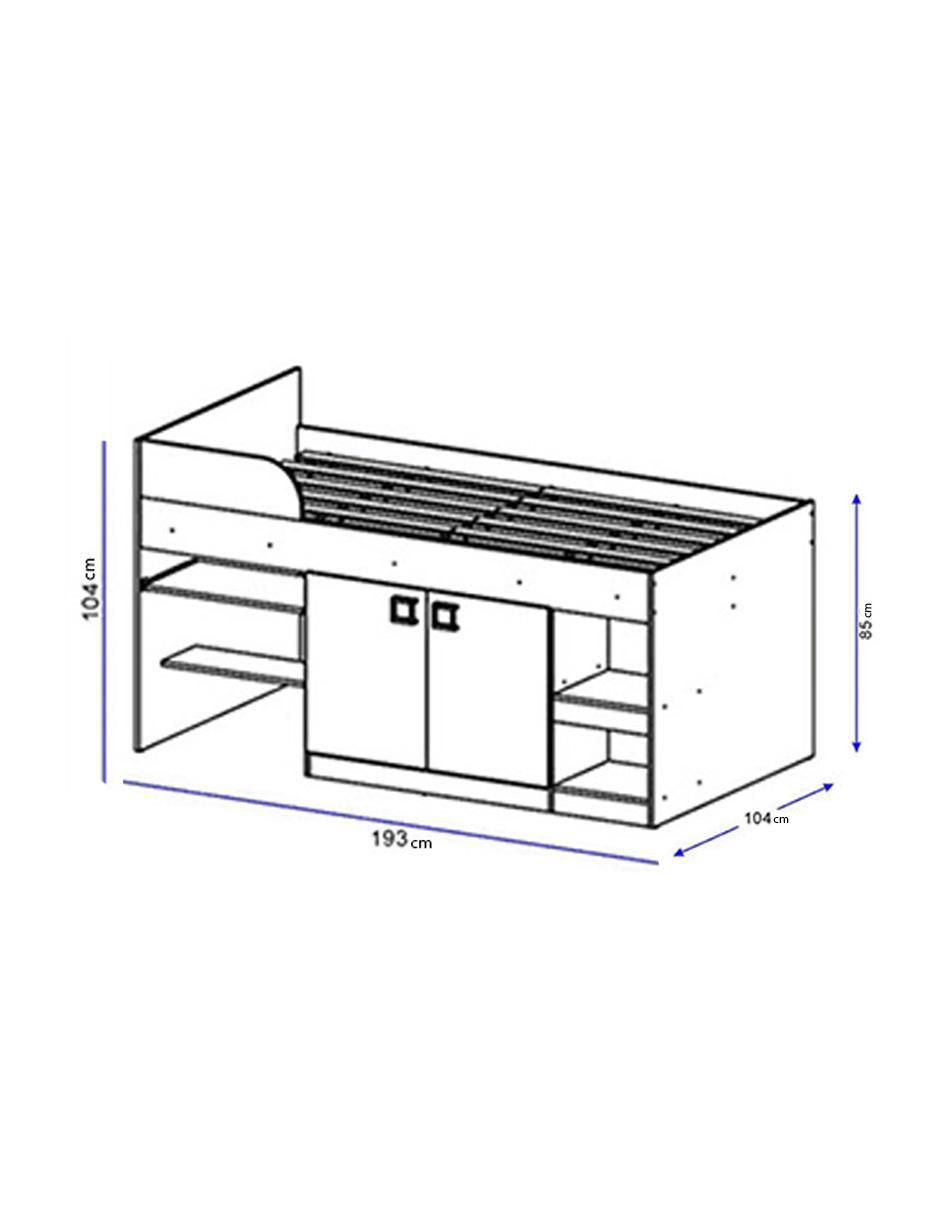 Cama individual 4