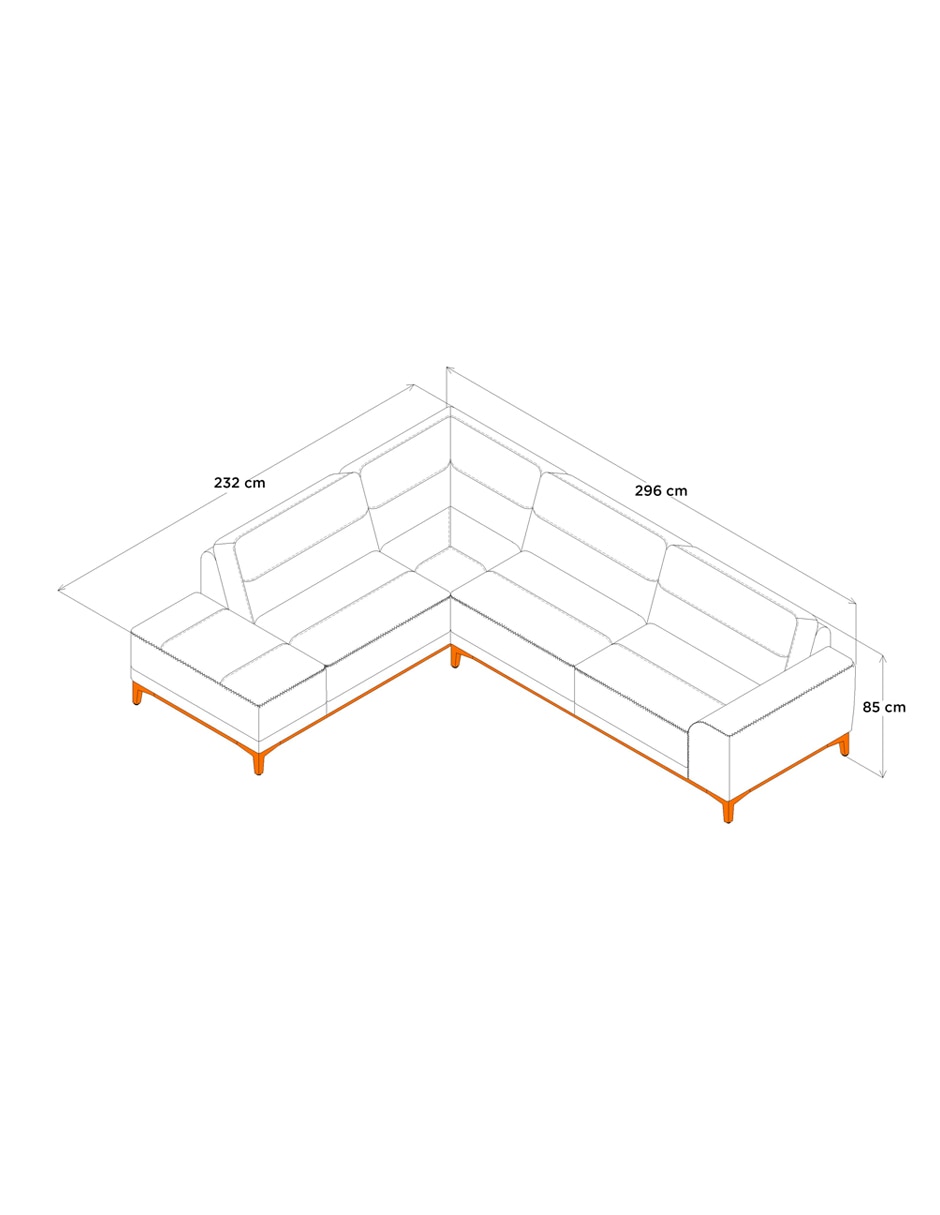 SALA MODULAR IZQ ALI, IZQUIERDO, KHAKI