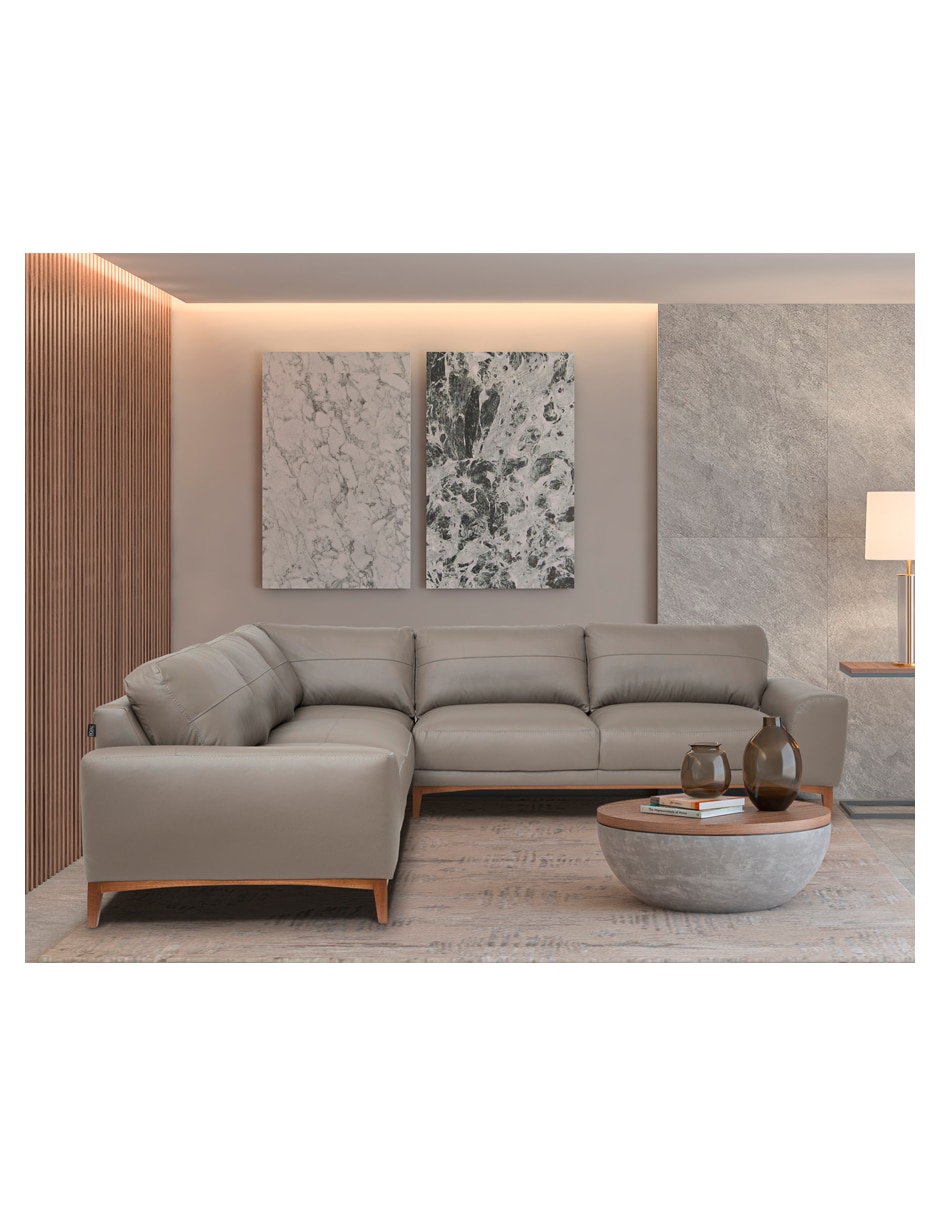 SALA MODULAR 2 BRAZOS ALINA PIE, KHAKI