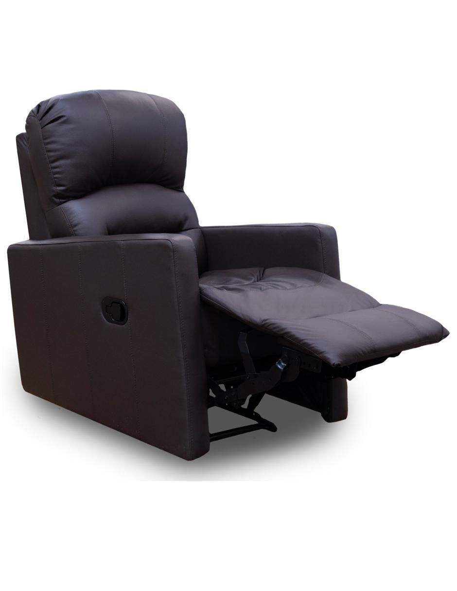Reclinable Charly de piel y vinil 2