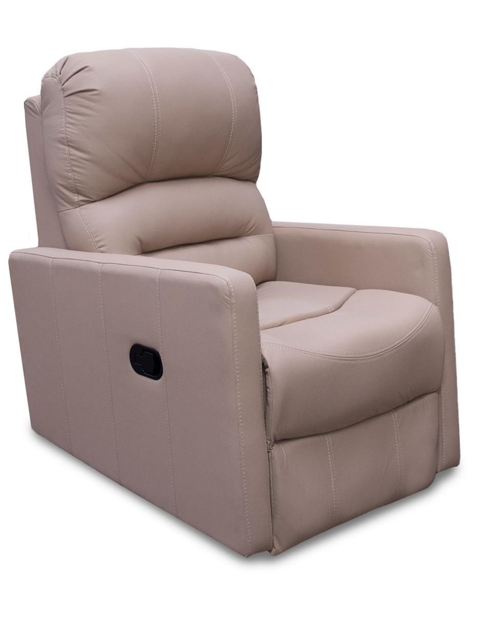 Reclinable Confortopiel Charly estilo contempo minimalista