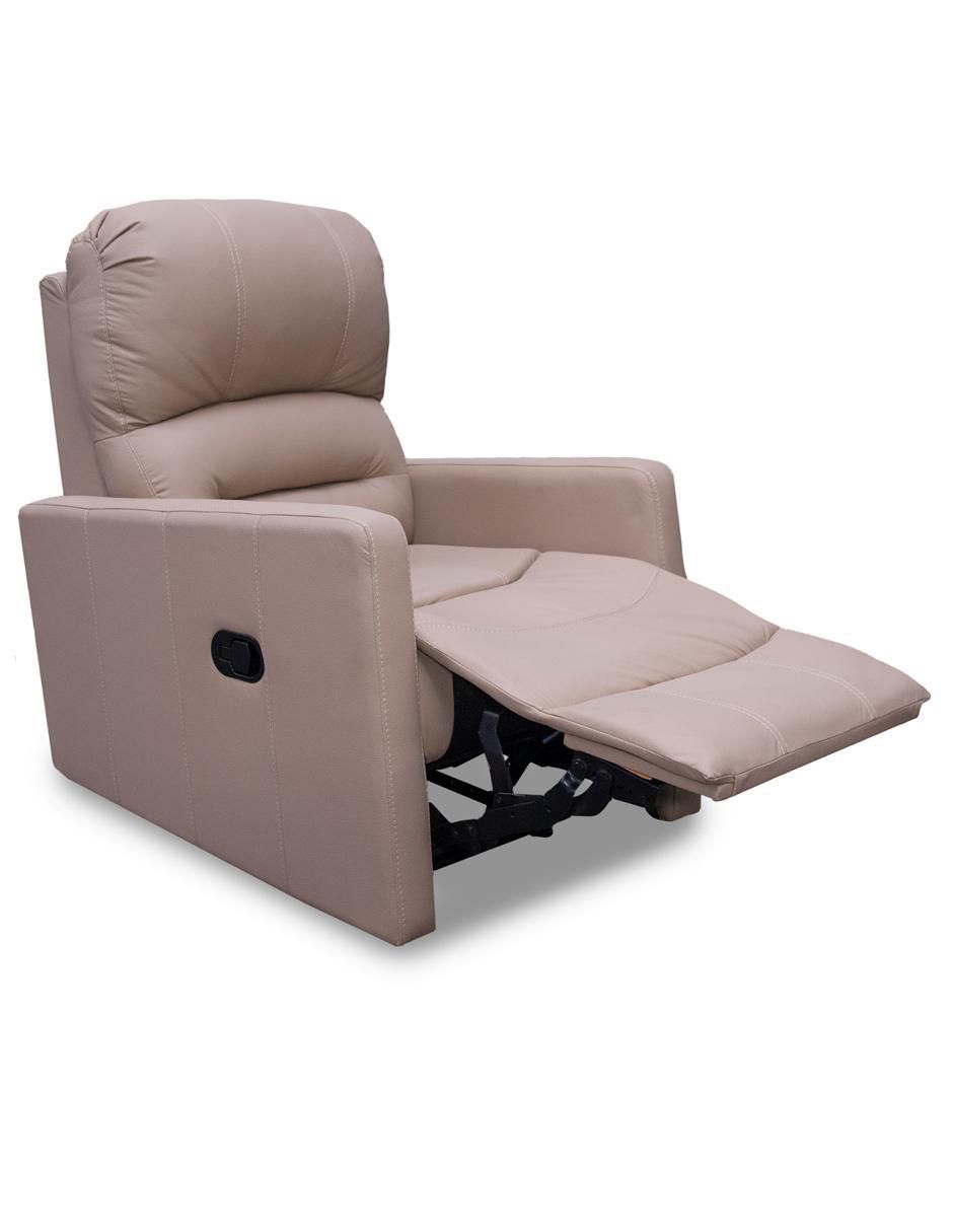 Reclinable Confortopiel Charly estilo contempo minimalista