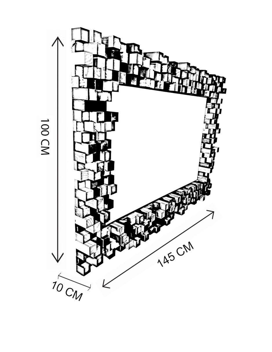 Espejo rectangular estilo contemporáneo 4