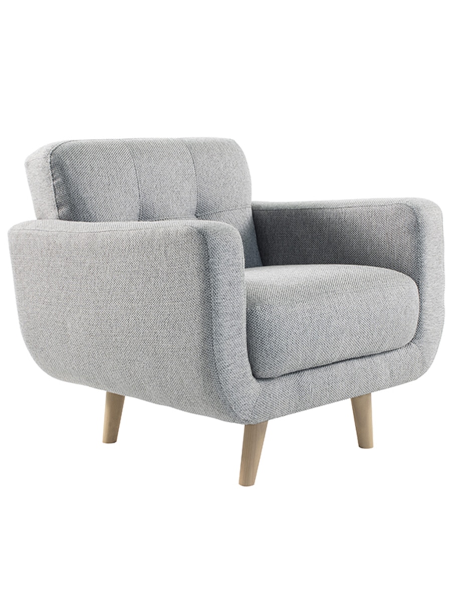 SILLÓN SOHO POLIÉSTER, GRIS