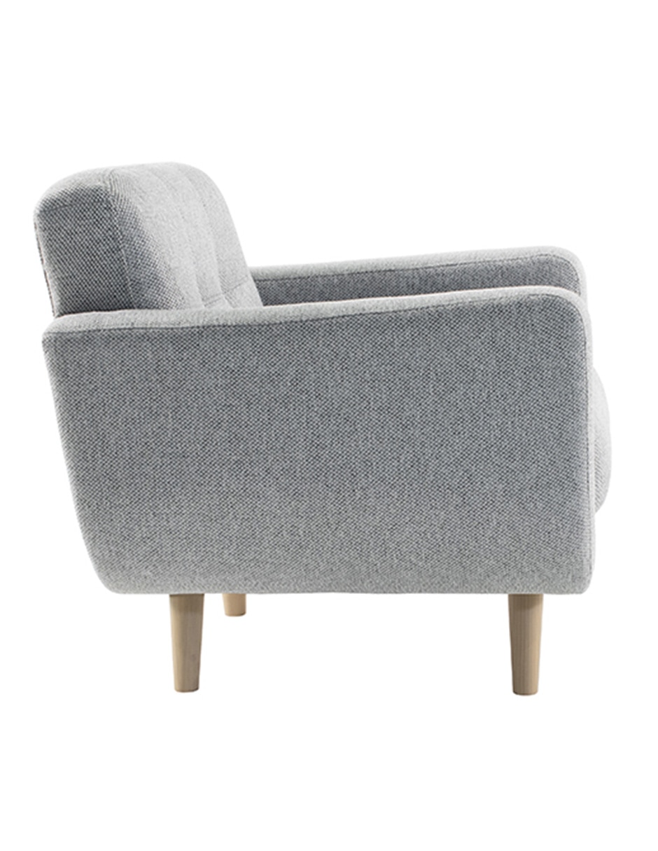 SILLÓN SOHO POLIÉSTER, GRIS