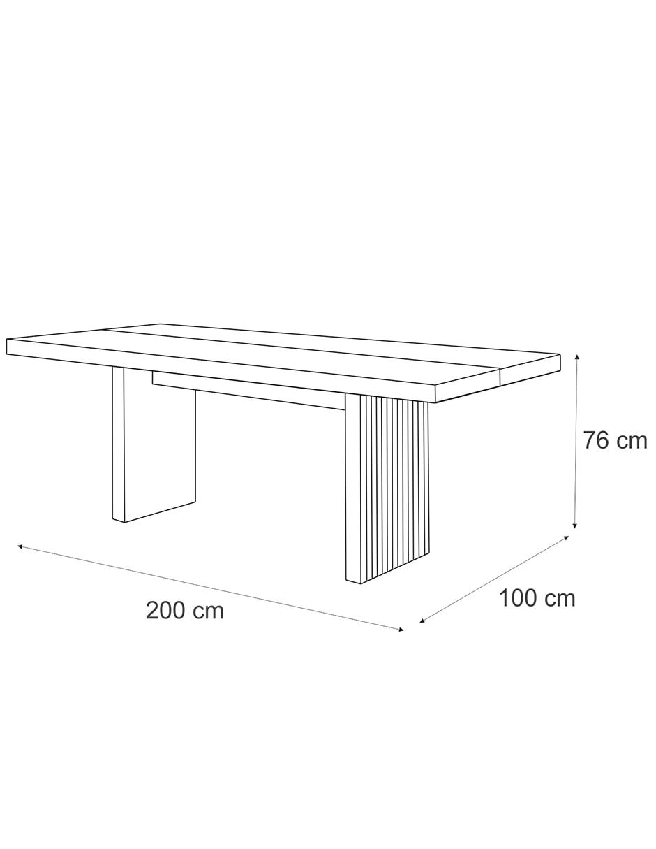 Mesa de comedor Malibu 6