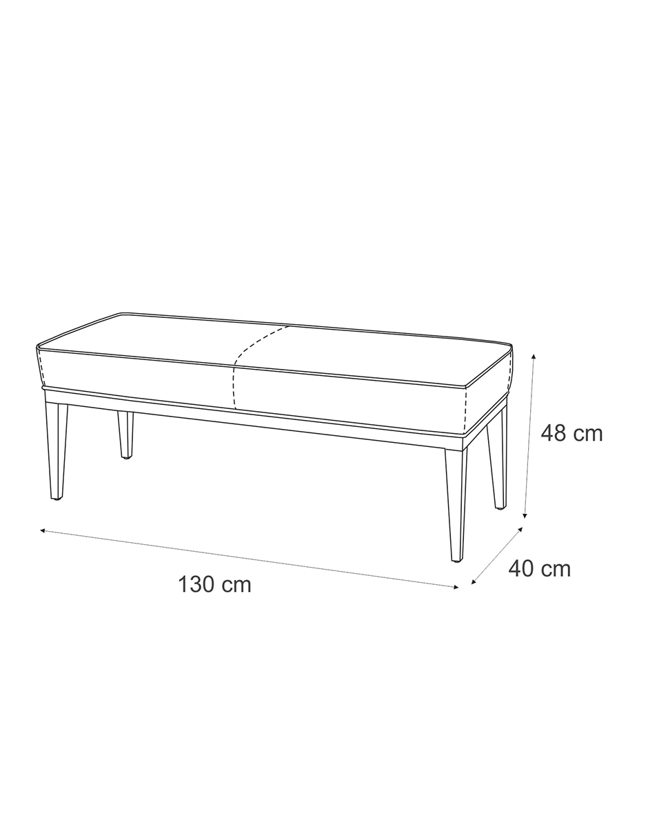 Banca Malibu de madera álamo 10