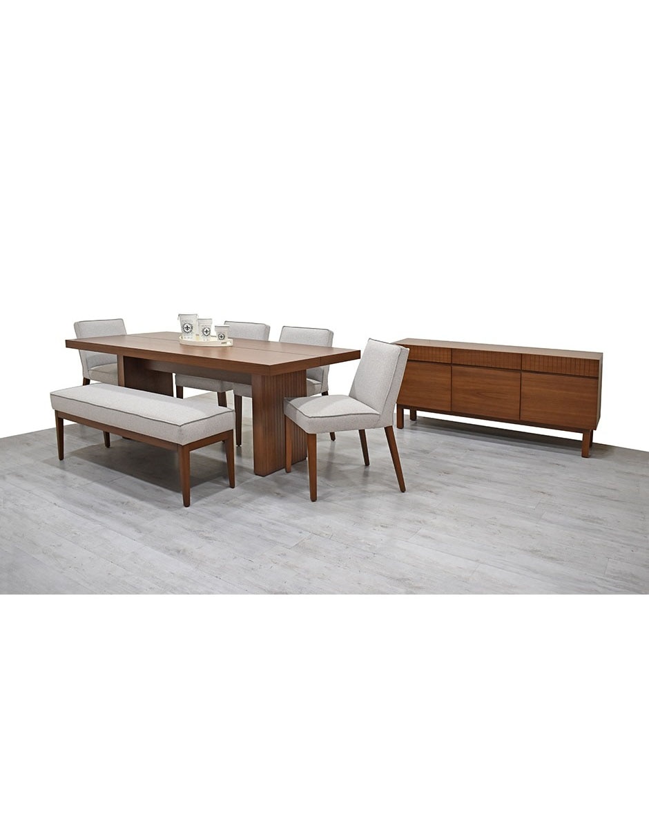 Banca Malibu de madera álamo 8