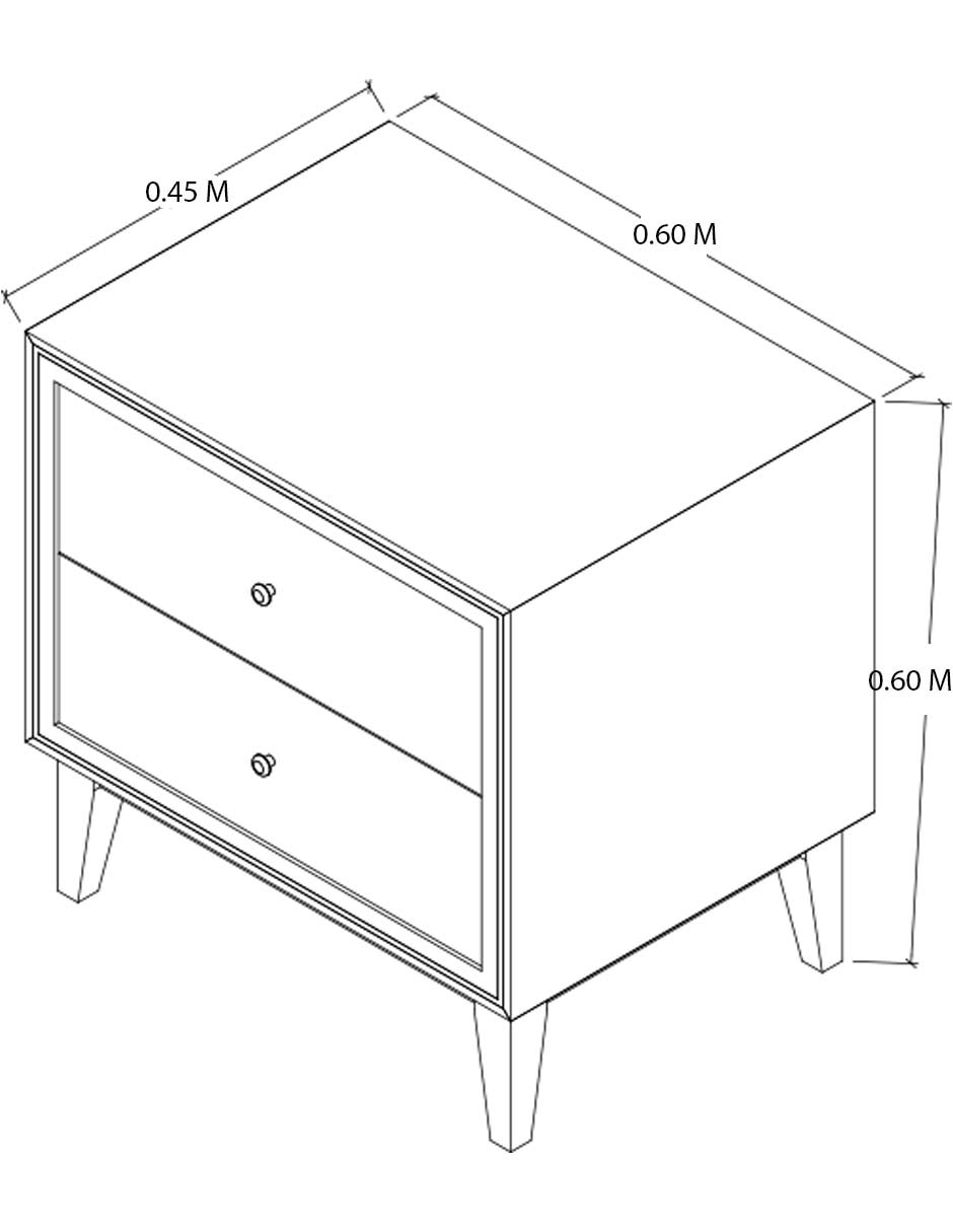 Buro Tampere de madera encino 4