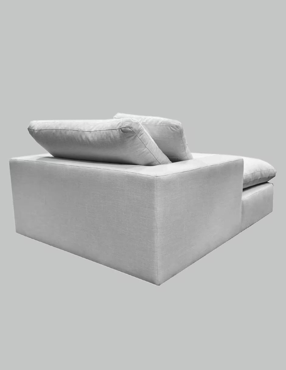 CHAISE BRUNA TELA, GRIS